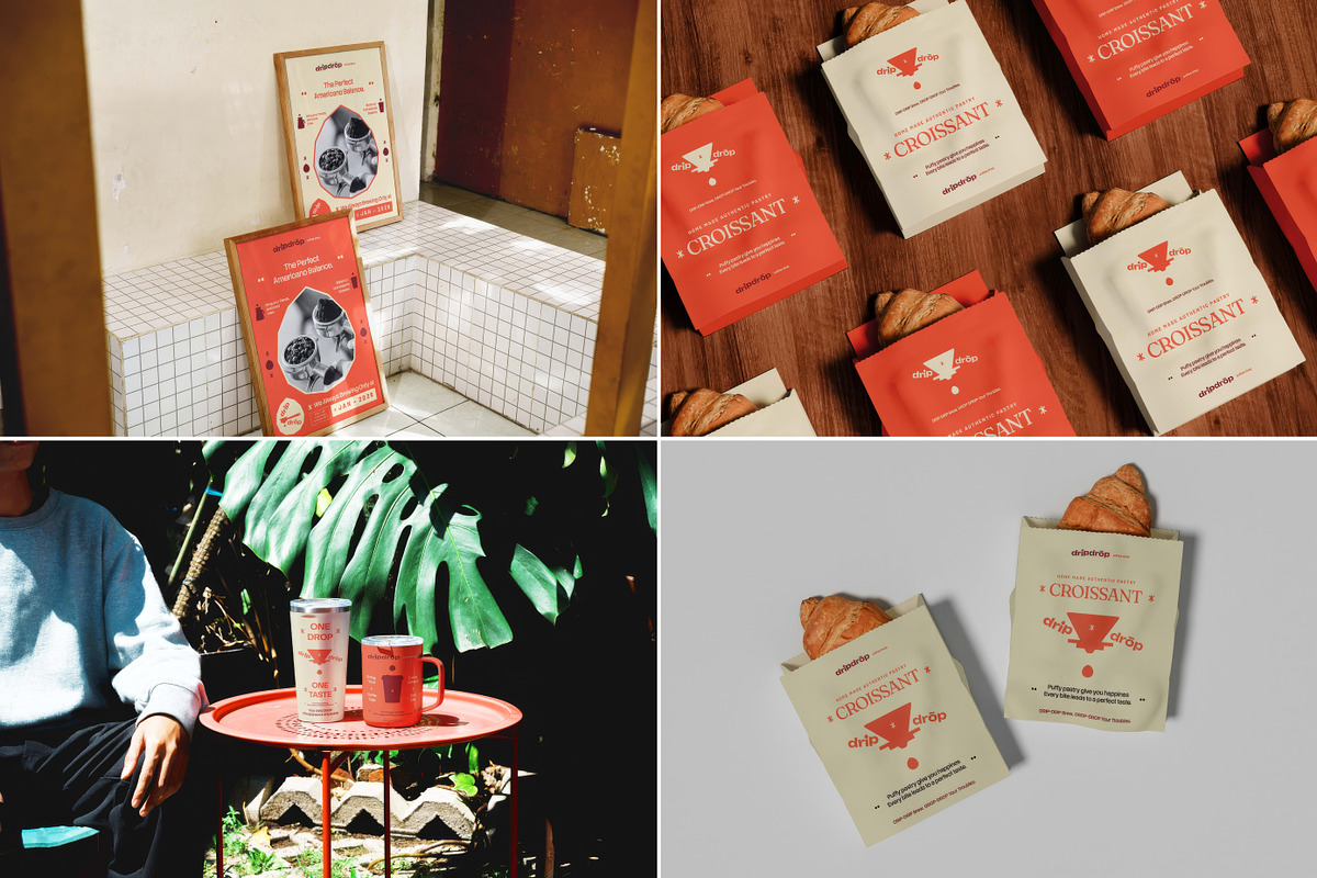 Bakery & Coffee Shop Mockups, a Mockup by Vitora Mockup (Photo 6 of 16)