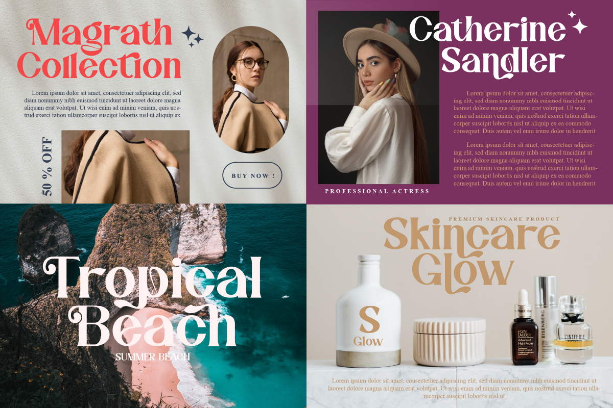 Modern Luxury Serif Font Bundle Vol1, a Serif Font by Ronny Studio (Photo 2 of 9)