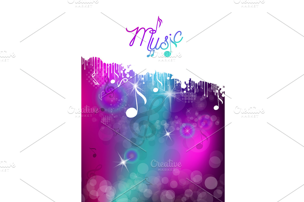 Background abstract music. hand, a Texture Illustration by Nenahliadava Design