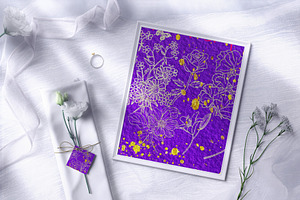 15 Beautiful Flower Stamps Procreate