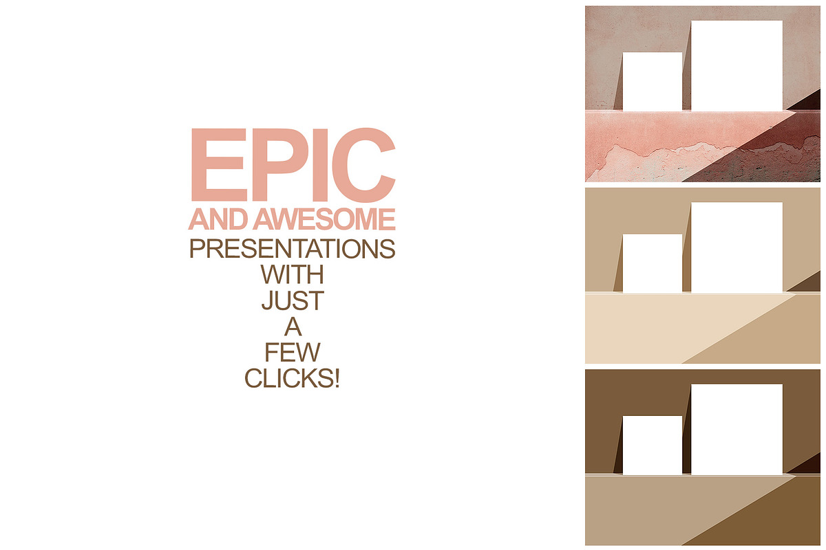 Square Posters Mockup, a Print Template by Epic By Design (Photo 3 of 6)