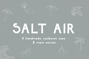 Salt Air Handmade Retro Sans Serif, a Sans Serif Font by Laras Wonderland (Thumbnail 1 of 11)
