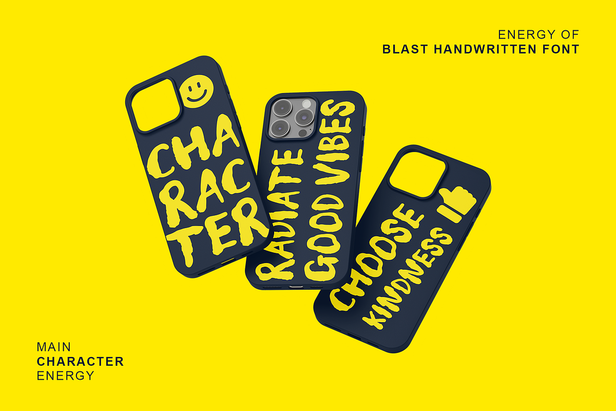 Blast | Bold and Playful Font, a Font by alphArtype (Photo 6 of 12)