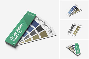 Color Palette Mockup, a Product Mockup by MrLetters