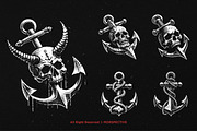 10 Bundle Dark Art Anchor Sea Sail, an Illustration by Morspective (Thumbnail 5 of 7)
