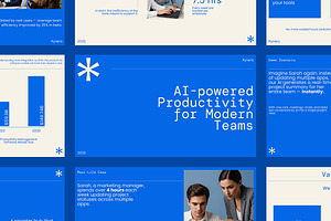 SaaS App Pitch Deck Template