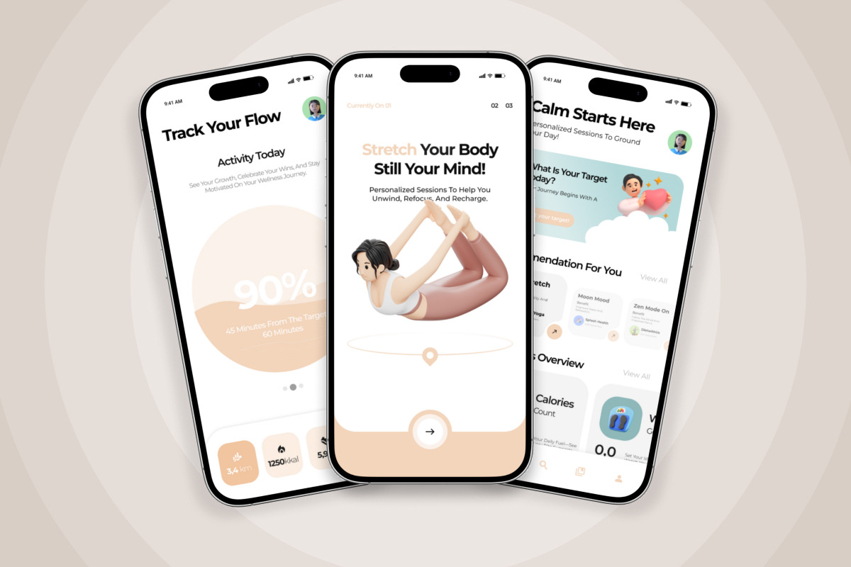 Serenita – Yoga & Meditation App, an App Template by twinstd (Photo 4 of 5)