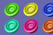 3d Geometric Vector Shape Bundle Set, an Object Graphic by NJ Himel (Thumbnail 8 of 15)
