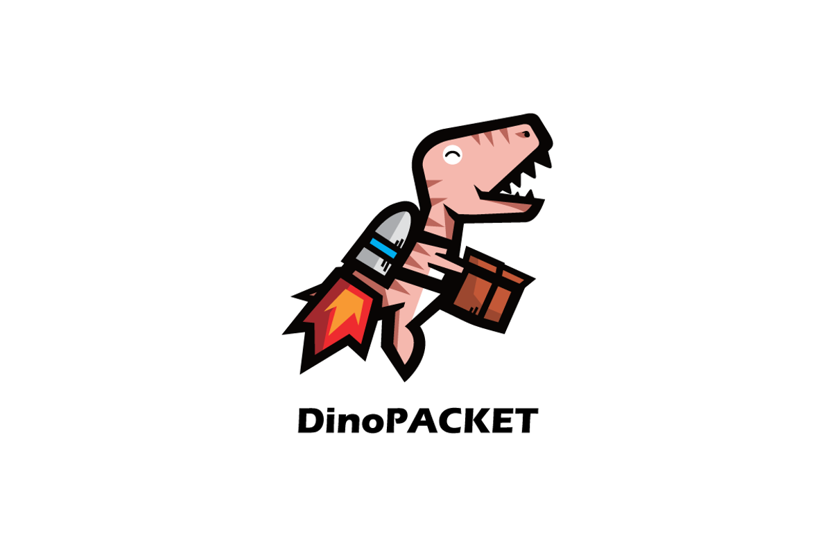 DinoPacket Logo, a Branding & Logo Template by hellothere (Photo 3 of 4)