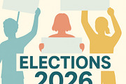 Elections 2026 concept with diverse, a Photo by Dvoevnore photos (Thumbnail 2 of 3)