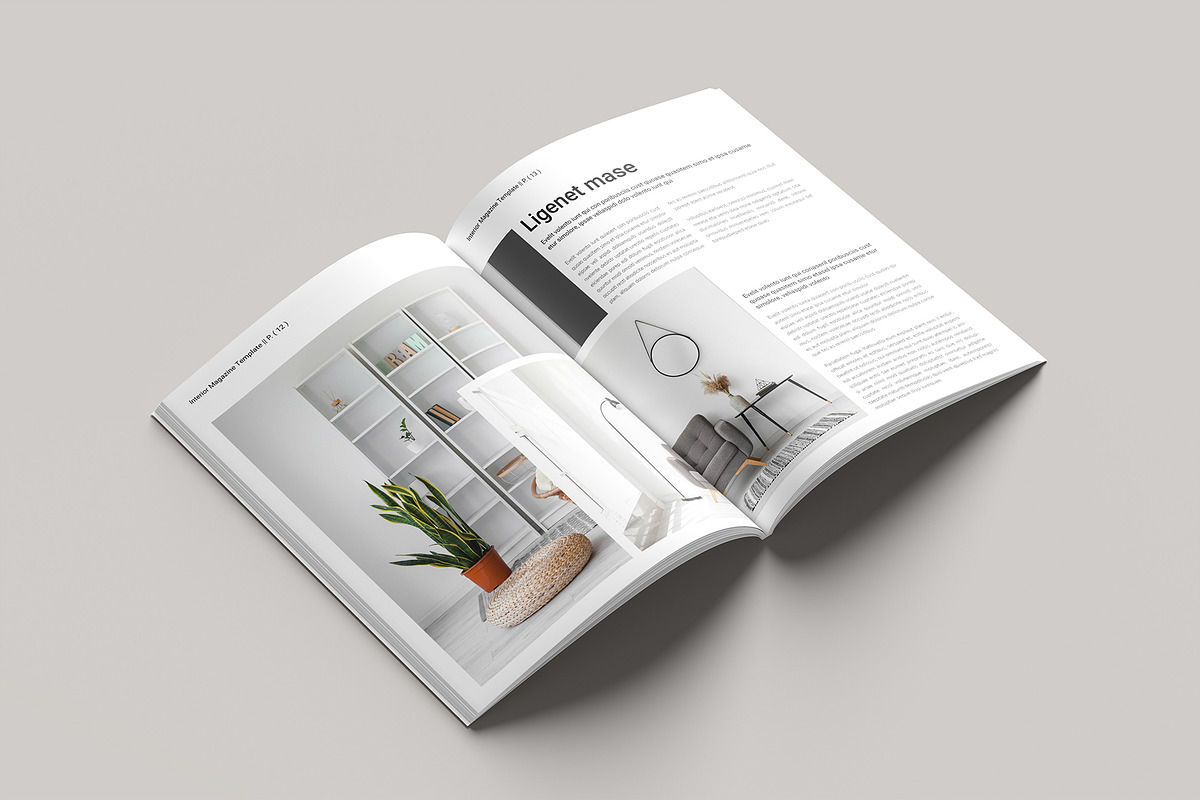 Interior Design & Magazine Template, a Magazine Template by GoldenGrid Studio (Photo 9 of 12)