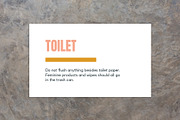 Moderno Info Signs for Airbnb Hosts, a Templates & Theme by Kin Studio (Thumbnail 4 of 8)
