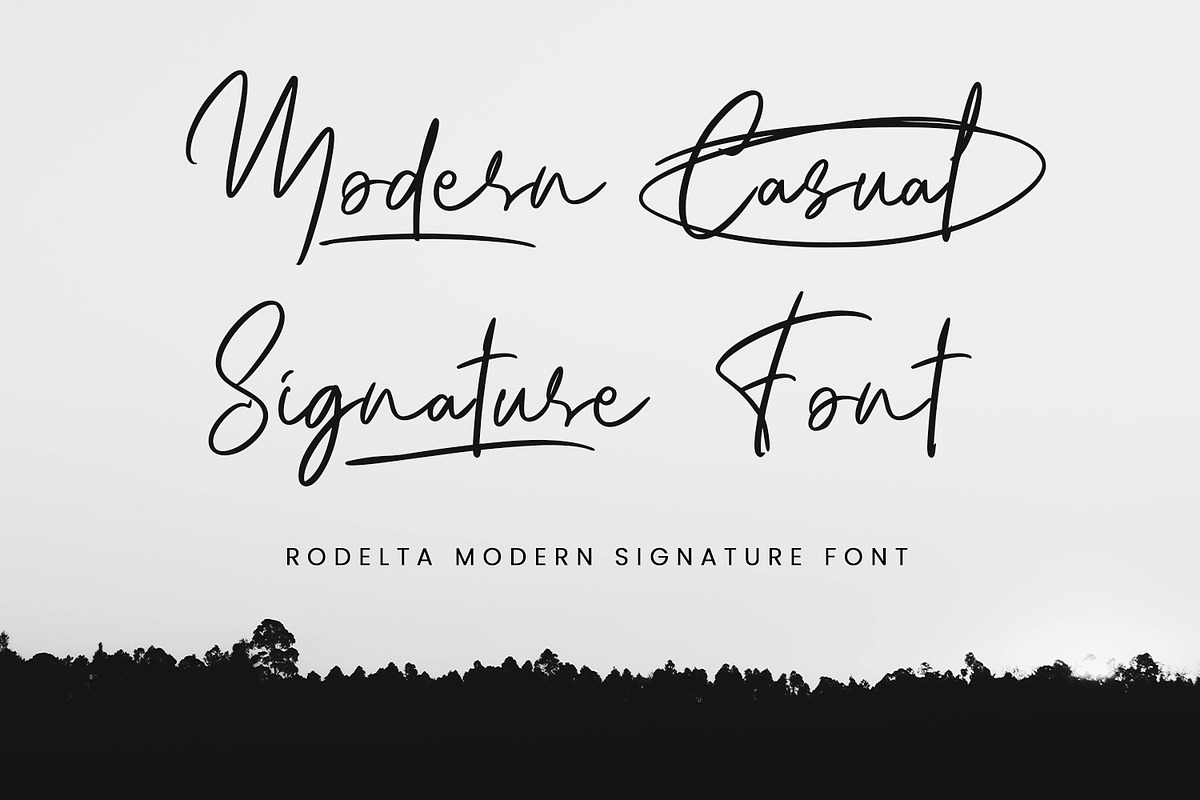 Rodelta - Modern Signature Font, a Handwritten Font by Voux Studio (Photo 20 of 24)
