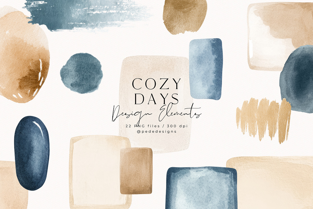 Cozy Days Collection, a Seasonal Illustration by PeDe Designs (Photo 26 of 31)