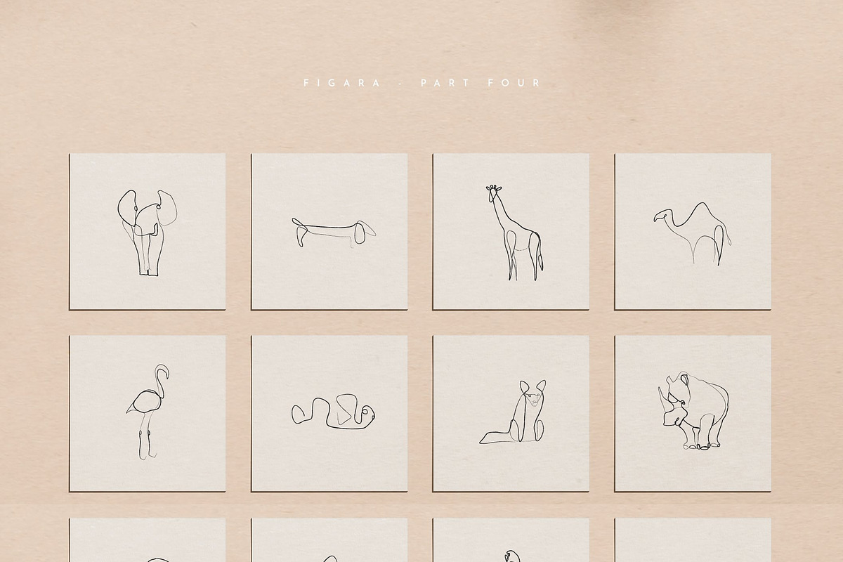 Figara: Line Drawings & Illustration, an Animal Illustration by Delightful Design (Photo 19 of 20)
