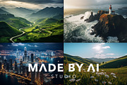 50 Scenery Photography Prompts, an Object Graphic by MadeByAI Studio (Thumbnail 3 of 6)