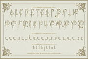 Victoriandeco, a Serif Font by Burntilldead (Thumbnail 4 of 5)
