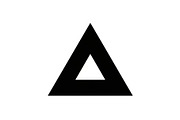 20 Black Triangle Geometric Icons, a Graphic by Gfx_Store (Thumbnail 8 of 10)