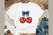 4th of July Coquette Cherry Bow, an Illustration by Sublimation Artist (Thumbnail 6 of 9)