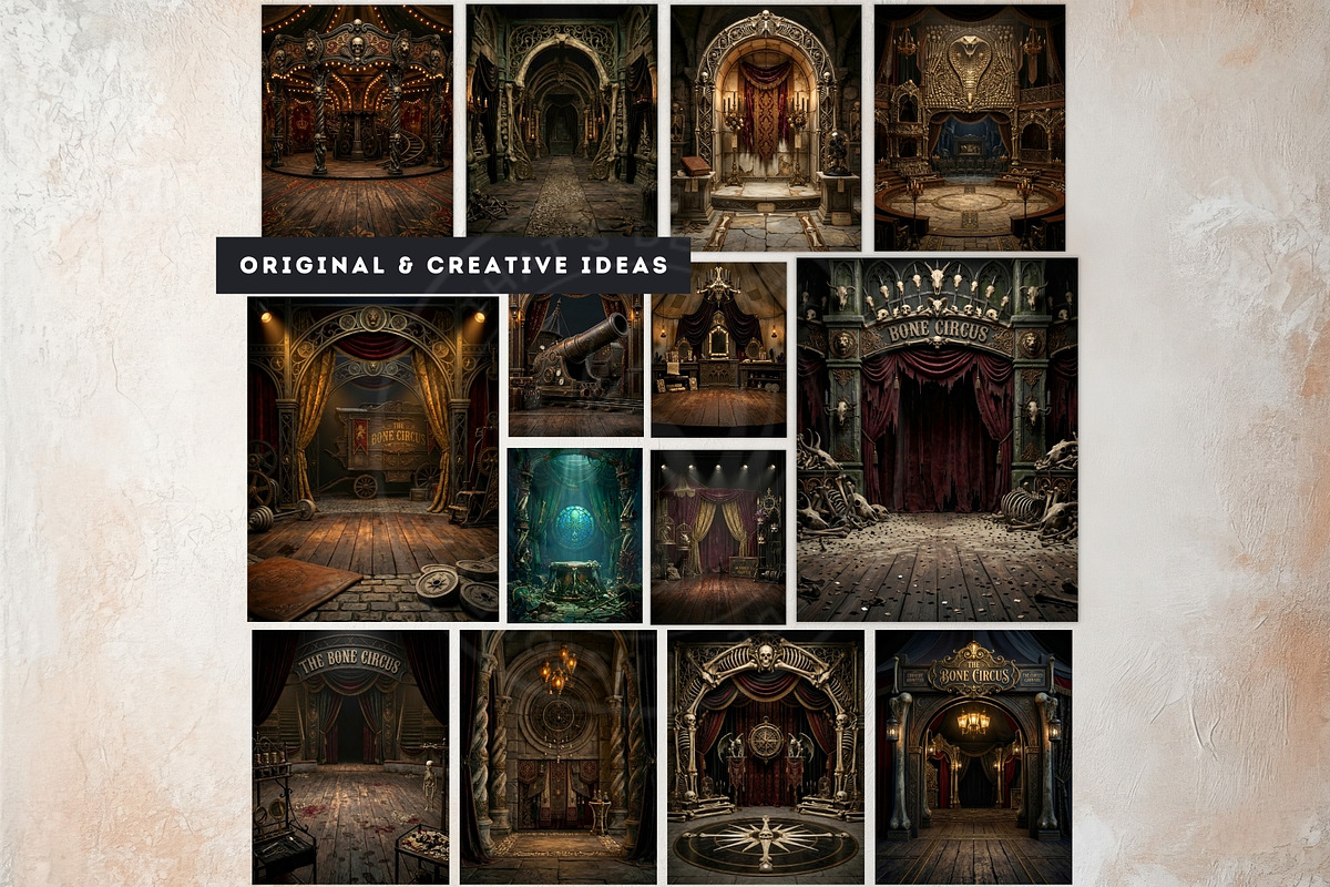 The Bone Circus Backdrops, a Background Graphic by ThatsDesignArt (Photo 4 of 13)
