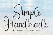 Simple Handmade, a Handwritten Font by FreshTypeINK (Thumbnail 1 of 8)