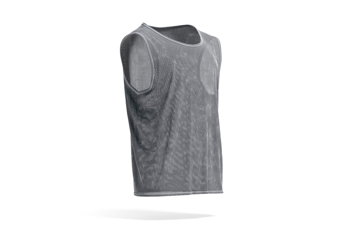 Green Football Bib Vest 3D Model, an Object 3D Model by rebrandy (Photo 8 of 9)