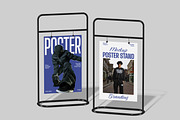Poster Stand Mockup, an Advertising Mockup by Unerispace (Thumbnail 5 of 5)