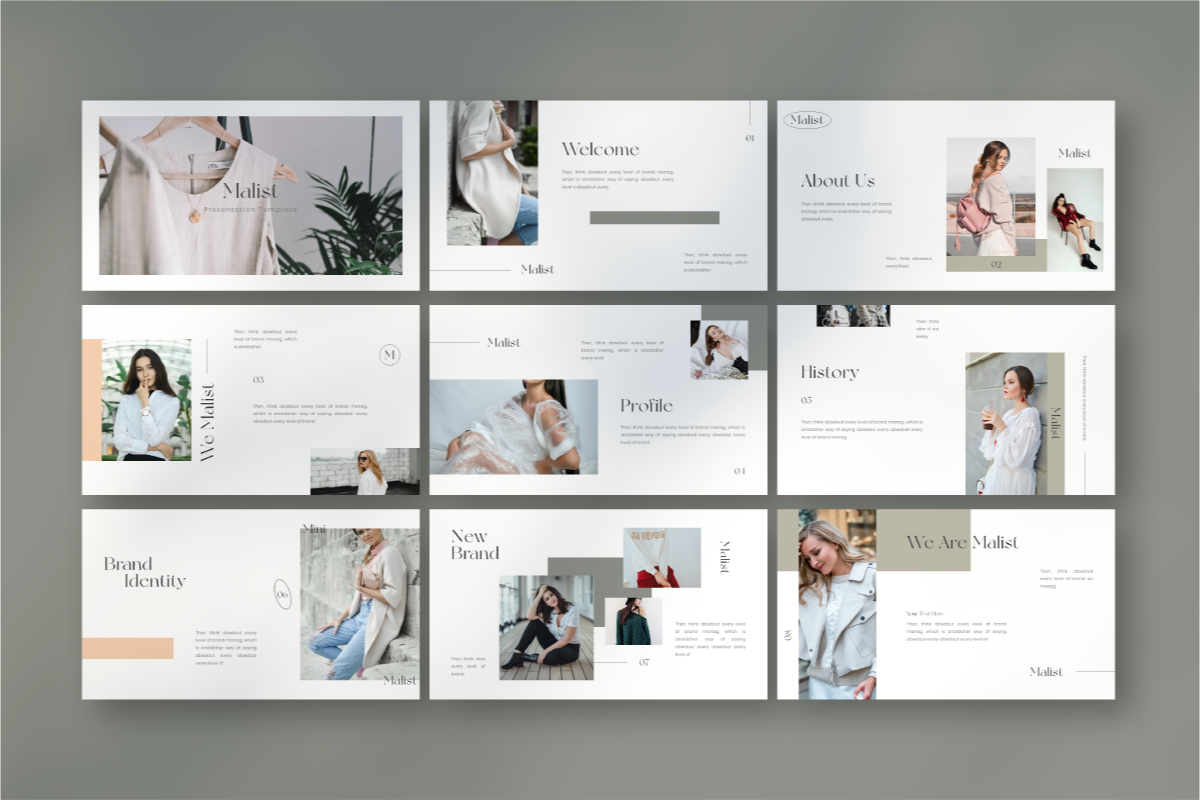 MALIST Google Slide Template, a Presentation Template by Inkofert (Photo 4 of 10)