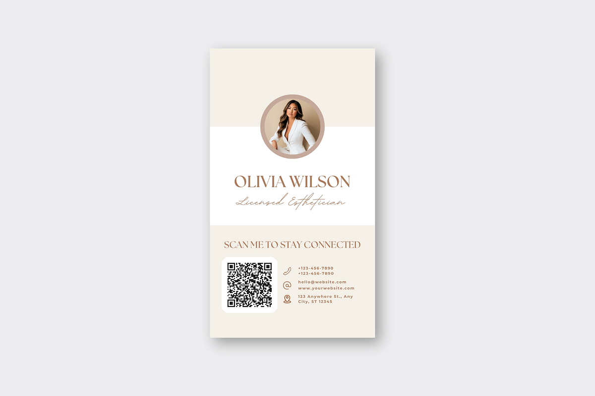 Beauty Business Card Canva Template, a Templates & Theme by BeautyBarStudios (Photo 2 of 6)