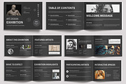 Art Exhibition Portfolio Design, a Brochure Template by MightyDesign (Thumbnail 1 of 9)