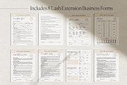 Eyelash Extension Business Forms, a Marketing Template by HelloKarla (Thumbnail 2 of 4)