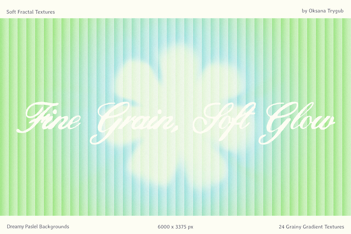 Pastel Fractal Glass Gradients Pack, a Texture Graphic by Oksana Trygub (Photo 11 of 15)