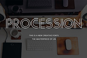 Procession-Creative font, a Font by LYB-Design (Thumbnail 1 of 2)