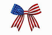 Realistic American Flag Bow, an Illustration by Stellalunarts (Thumbnail 3 of 3)