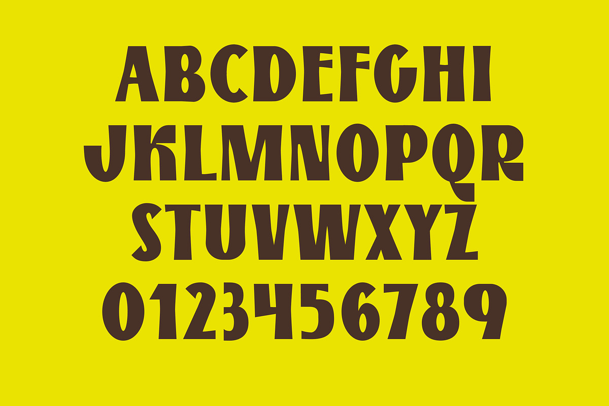 Yolked, a Hank Makes Font, a Font by Hank Makes (Photo 4 of 4)
