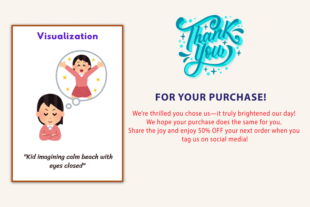 100 Coping Skills Flashcards for Kids preview 2