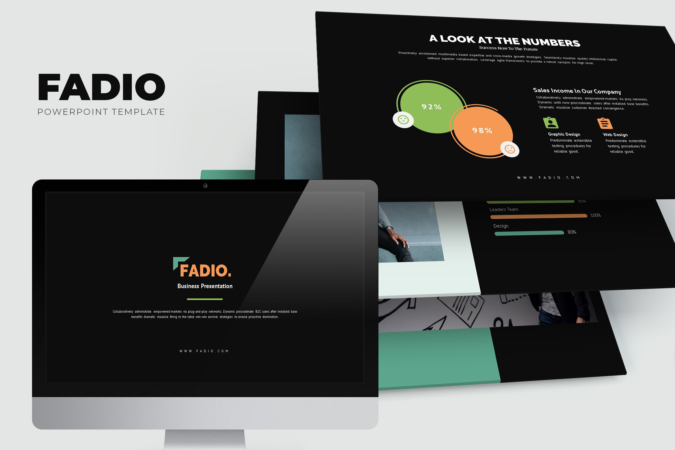 Fadio : Consultant Powerpoint, a Presentation Template by Punkl Camp