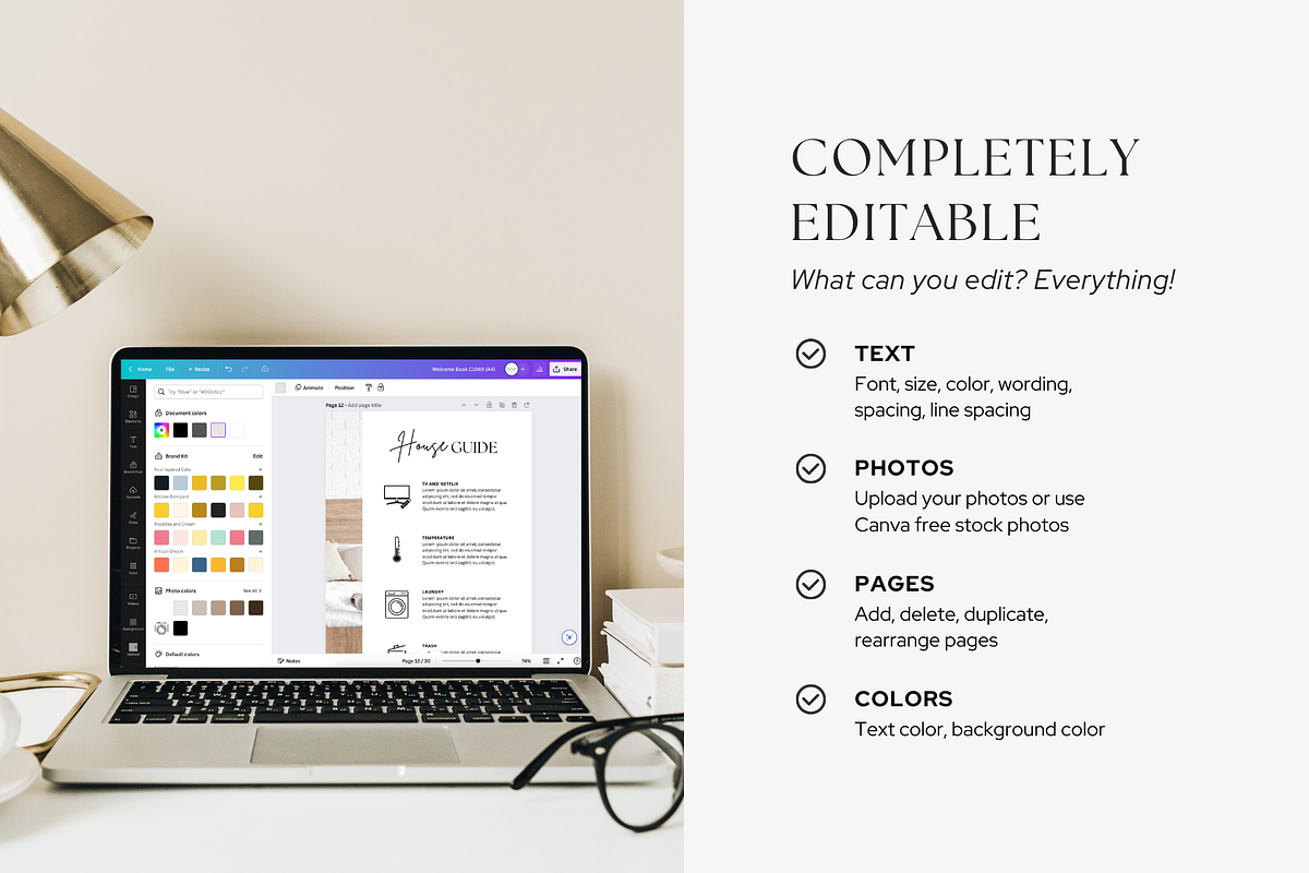 Airbnb Welcome Book Template, a Magazine Template by ShopRShop (Photo 7 of 9)