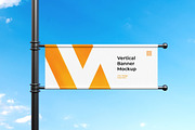 Horizontal Banner Mockup, an Advertising Mockup by zpackcreative (Thumbnail 1 of 4)