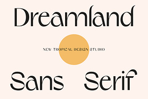 Dreamland Typeface