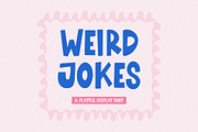 Weird Jokes Font, a Handwritten Font by Timurtype (Thumbnail 1 of 7)