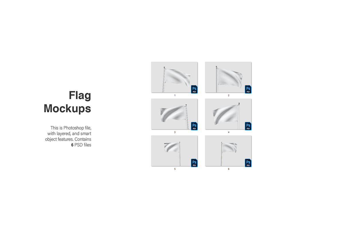 Flag Mockups, an Advertising Mockup by graphiccrew (Photo 12 of 12)