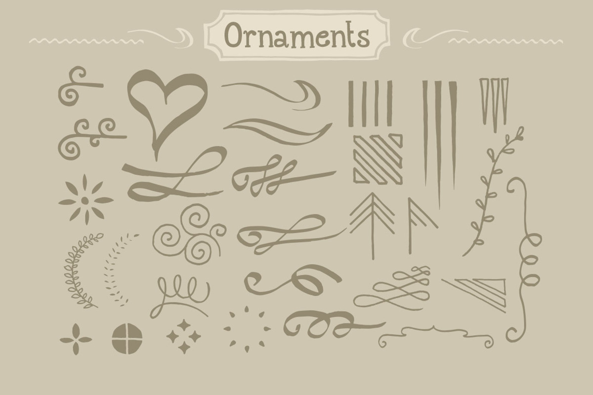 120 Handwritten Decorative Shapes 01 preview 5