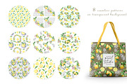 LEMONS Watercolor clipart set, an Object Illustration by GevelStudio (Thumbnail 13 of 16)