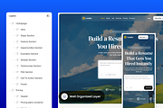 Lovato - AI Resume Builder Website, a Landing Page Template by SLAB! Design (Thumbnail 2 of 5)