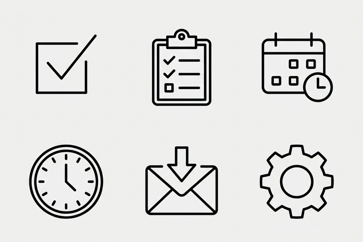 350 Project Management Icons, an Outline Icon by adenpinkstore (Photo 5 of 14)