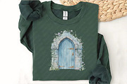 Blue Fairytale Castle Clipart, an Illustration by Watercolor design (Thumbnail 11 of 11)