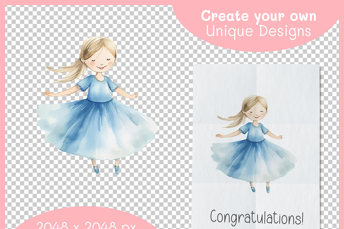 Cute Princess and Knight Clipart, a Decorative Illustration by Digital Dreamscaping (Photo 3 of 4)