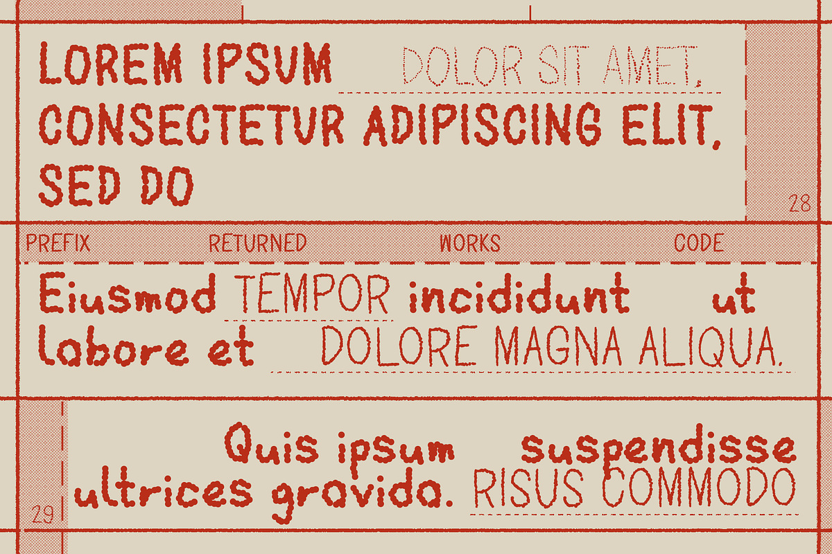 Dotted, a Font by Headquarters (Photo 2 of 5)