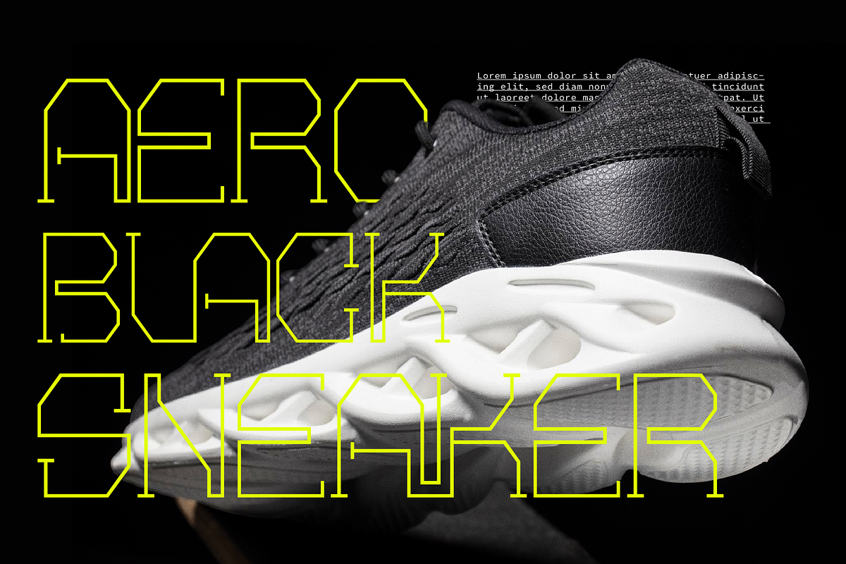 Lost Entity | Futuristic Geometric, a Sans Serif Font by gracetype_studio (Photo 2 of 12)